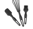 Emsan Cherry 3'lü Spatula Ve Çırpıcı Set