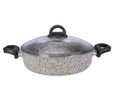 Karaca Dark Silver Biogranit  Pilav/Karnıyarık Tencere 30 cm
