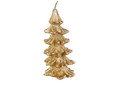Karaca Yılbaşı 13.5x7cm Çam Ağacı Gold Mum