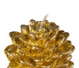 Karaca Yılbaşı 11x7.5 cm Gold Kozalak Mum