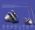Karaca Vantuz Turbo Cyclone Süpürge