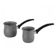 Karaca Biogranit Dark Silver Cezve Seti
