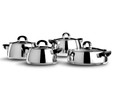Karaca Tokyo 3Ply PowerSteel Pro 316+ Çelik Pro 8 Parça Tencere Seti
