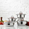 Karaca Florya 8 Parça Metal Çelik Tencere Seti