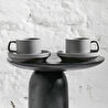 Karaca Stone Grey 2 Kişilik Kahve Fincanı Takımı