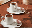 Karaca Lucca Birds 2 Kişilik Pembe Kahve Fincan Takımı 80 ml