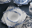 Karaca Fine Bone Aleeza 60 Parça 12 Kişilik Yemek Takımı Kare