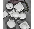Karaca Fine Bone New Damla 60 Parça 12 Kişilik Kare Yemek Takımı