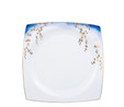 Karaca Fine Bone Blue Blush 60 Parça 12 Kişilik Yemek Takımı Kare