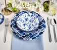 Karaca Deep Blue 24 Parça 6 Kişilik Yemek Takımı