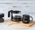 Karaca Love Siyah Küçük Kahve Mug Kupa