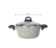 Karaca Dark Silver Biogranit 20 cm Tencere

