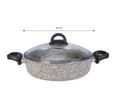 Karaca Dark Silver Biogranit Pilav/Karnıyarık Tencere 26 cm
