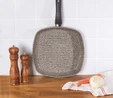 Karaca Dark Silver Biogranit 28 cm Grill Tava

