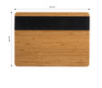 Karaca Black Wood Kesme Tahtası-L