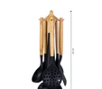 KARACA WOODLAND BLACK 6 PARÇA SERVİS SETİ