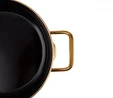 Karaca Retro Emaye 2li Antrasit Sahan Set