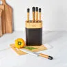 Karaca Maple Black 6 Parça Bıçak Seti