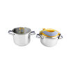Karaca Orbit Sarı Düdüklü Tencere Seti 4+6 Litre