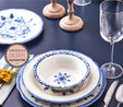 Karaca Gökçe 24 Parça 6 Kişilik Stoneware Yemek Takımı