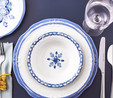 Karaca Gökçe 24 Parça 6 Kişilik Stoneware Yemek Takımı