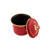 Karaca Retro Kırmızı 3lü Emaye Saklama Kabı