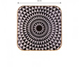 Karaca Black Gold 6lı Kare Cam Pasta Takımı