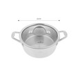 Karaca Powersteel 3Ply 316+ İndüksiyon Tabanlı Çelik Tencere 24 Cm