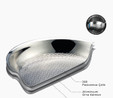 Karaca 3Ply PowerSteel 316+ Çelik İndüksiyon Tabanlı Pilav/Karnıyarık Tencere 30 cm 4