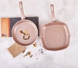 Karaca Biogranit Rosegold Tava+Grill Set