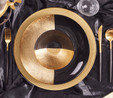 Karaca Natural Black Gold 12 Parça 6 Kişilik Cam Yemek Takımı
