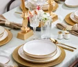 Karaca Eclipse Gold 57 Parça 12 Kişilik Porselen Yemek Takımı