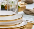 Karaca Eclipse Gold 57 Parça 12 Kişilik Porselen Yemek Takımı