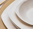 Karaca Square Bone Salen 60 Parça 12 Kişilik Yemek Takımı