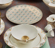 Karaca Fine Pearl Extra Dorothy 62 Parça 12 Kişilik Yemek Takımı