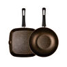 Karaca Biogranit Blackgold Wok ve Grill Tava Set