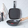 Karaca Biogranit Blackgold Wok ve Grill Tava Set