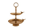 Karaca Birdy Gold 2 Katlı İkramlık