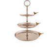 Karaca Birdy Gümüş 3 Katlı İkramlık