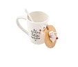 Karaca New Year Rabbit With Spoon Mug 375 ml
