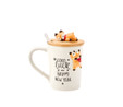 Karaca New Year Elk With Spoon Mug 375 ml