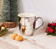 Karaca Happy New Year Silver Kar Adam Mug 415 ml