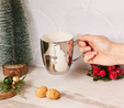 Karaca Happy New Year Silver Kar Adam Mug 415 ml