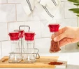 Karaca Nori 5 Parça Baharat Takımı Red