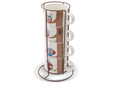 Karaca Owl 4'lü Standlı Çay Fincanı 160 ml
