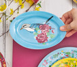 Karaca Flores Kayık Tabak 20 cm