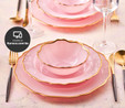 Karaca Empire New Pembe 18 Parça 6 Kişilik Yemek Takımı