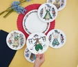 KARACA İZNİK SERİSİ 8 PARÇA PASTA/TATLI SETİ