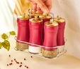 Karaca Gold Berry 7 Parça Kare Cam Baharat Takımı