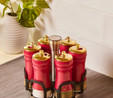 Karaca Gold Berry 7 Parça Round Cam Baharat Takımı